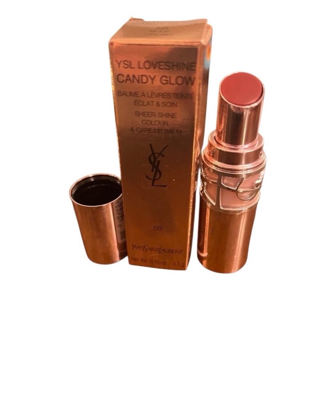Yves Saint Laurent (YSL) LoveShine Candy Glow Sheer Lip Balm - Nude Crush 5B